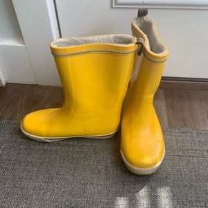 Fleece Lined Rain Boots size 38